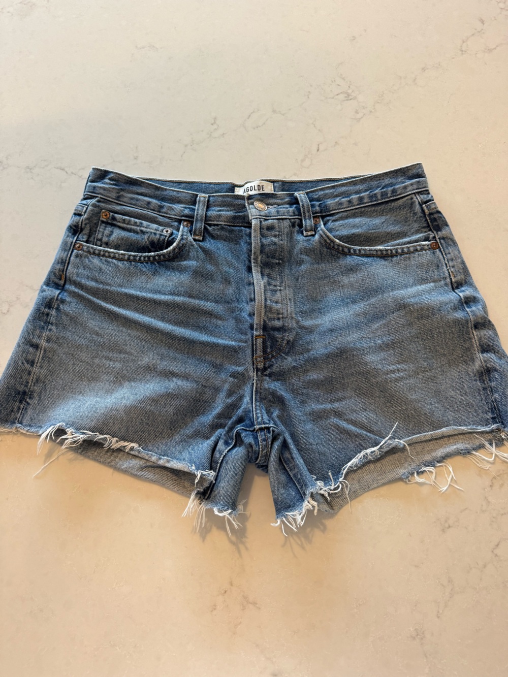 Agolde Parker Long Shorts